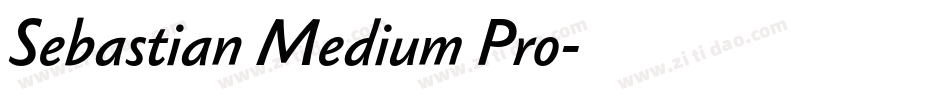 Sebastian Medium Pro字体转换